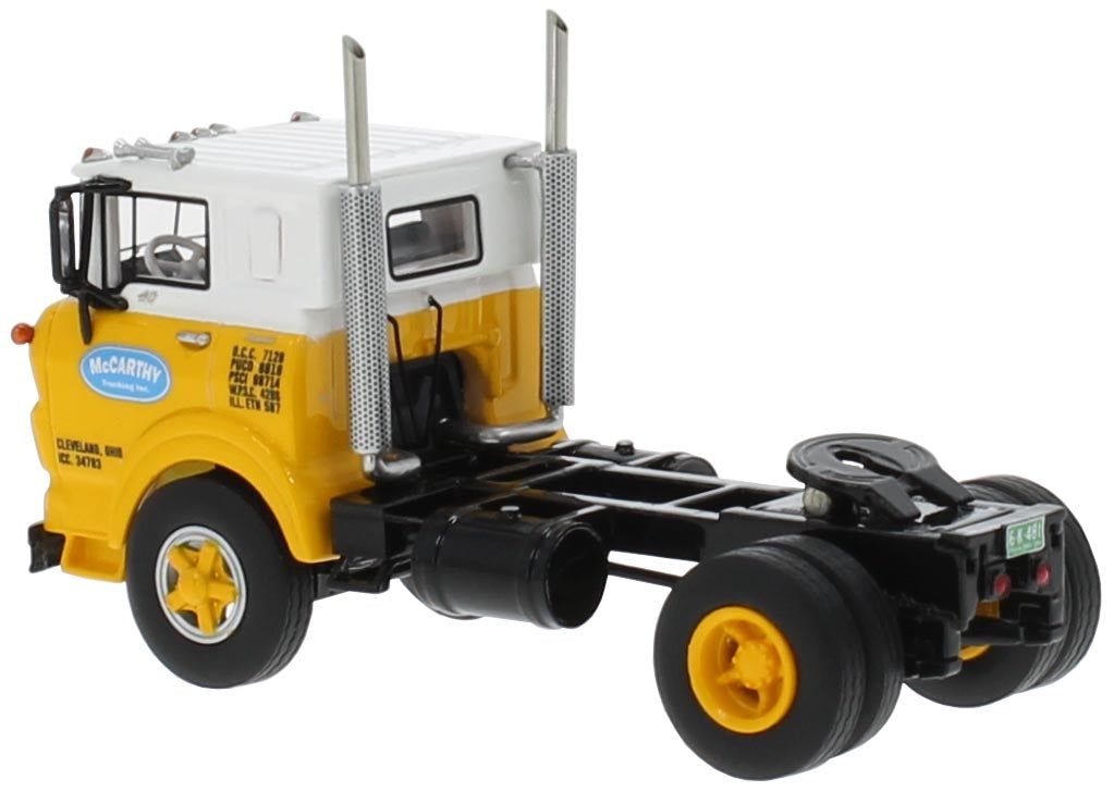 1965 Chevy Steel Tilt Sleeper-Cab COE Tractor (Yellow/White) "McCarthy Trucking Inc."