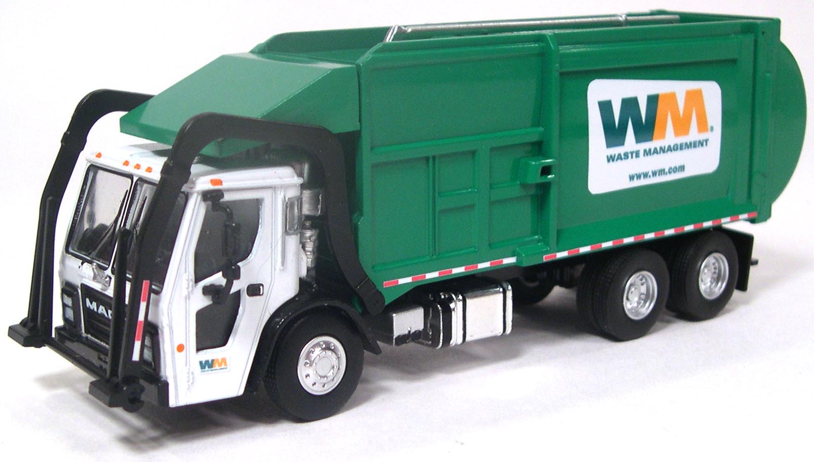 2019 Mack LR Front Load Refuse Truck "Custom - Waste Management" (Green/White)