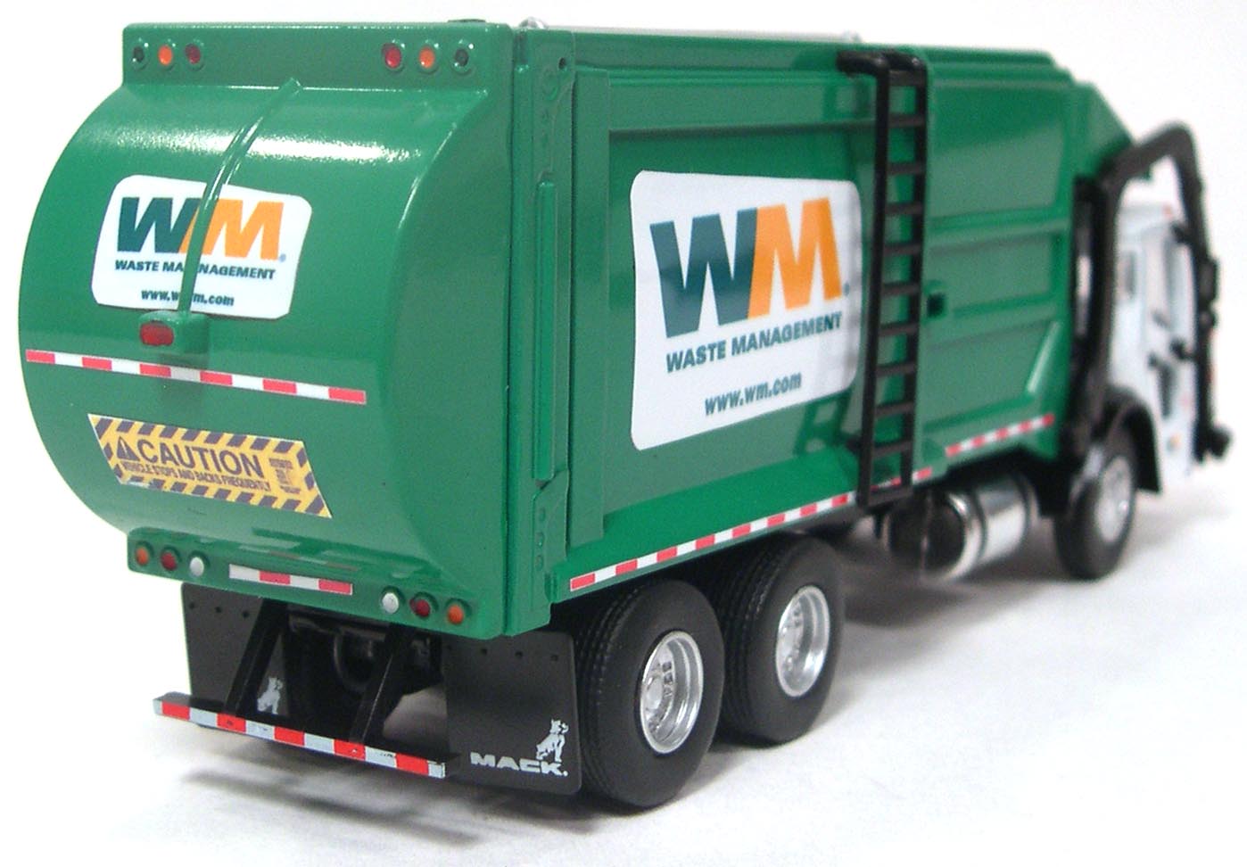 2019 Mack LR Front Load Refuse Truck "Custom - Waste Management" (Green/White)