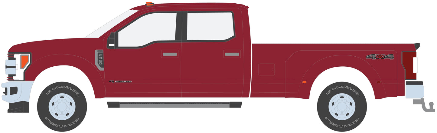 2019 Ford F-350 Lariat Super-Duty Dually Pickup (Ruby Red)