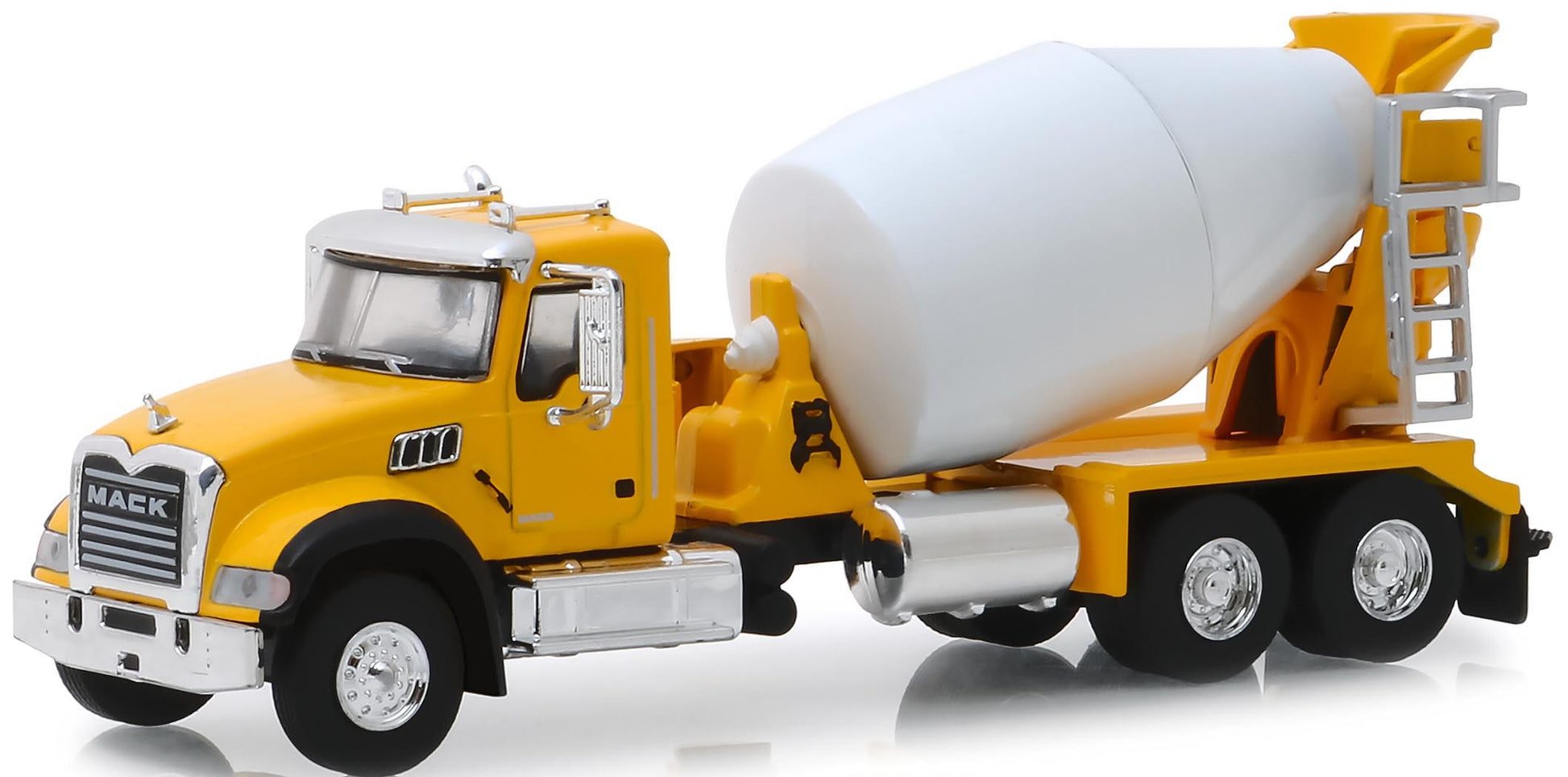 2019 Mack Granite Cement Mixer Truck (Yellow/White)
