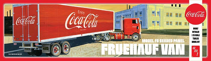 Fruehauf 40' Dry Van Trailer "Coca-Cola" (Model Kit)