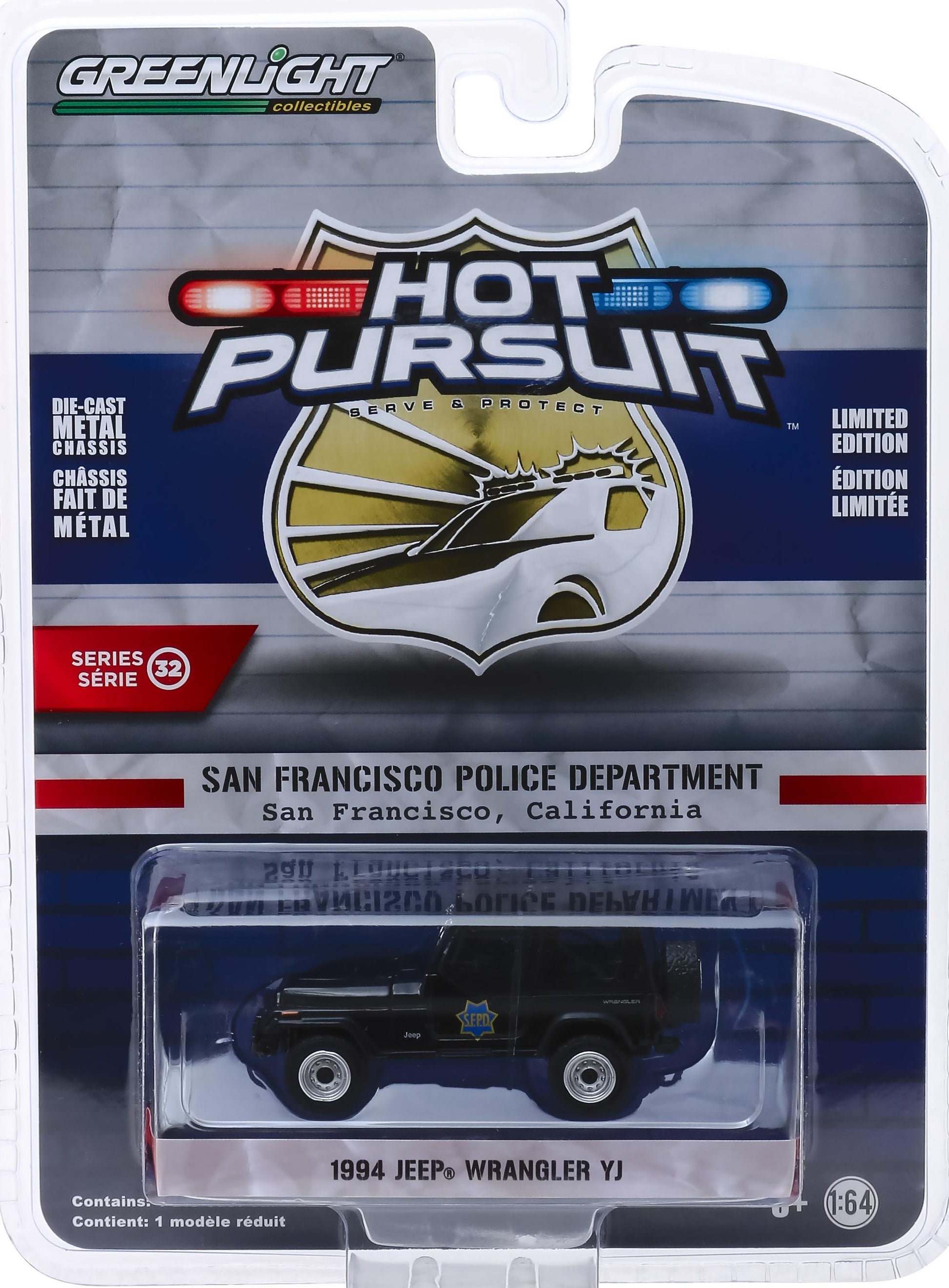 1994 Jeep Wrangler YJ "SFPD - San Francisco California Police"