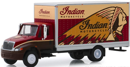 2019 International DuraStar 4400 Box Truck "Indian Motorcycle" (Brown/Maroon/Beige)