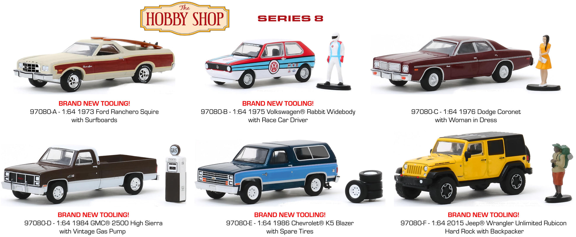 The Hobby Shop Series 8 (Set of 6)