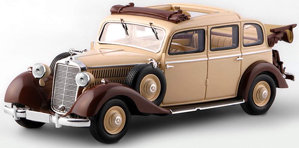 1936-1940 Mercedes-Benz 260D Pullman Landaulet (Beige/Brown)