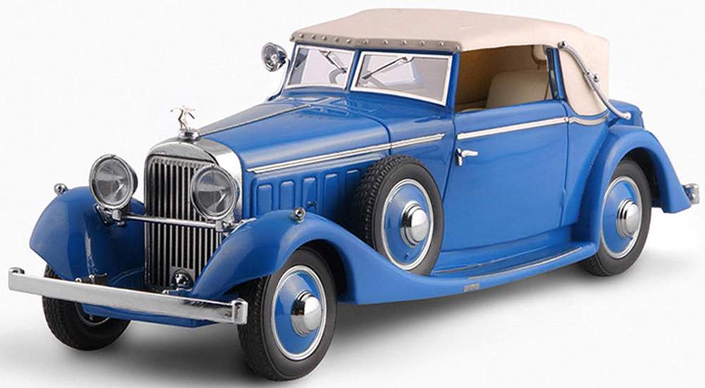 1934 Hispano Suiza J12 3-Position Drophead Coupe (by Fernandes Darrin) (Fully Closed) (Dark Blue)