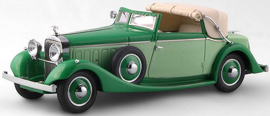 1934 Hispano Suiza J12 3-Position Drophead Coupe (by Fernandes Darrin) (Half Open) (Green)