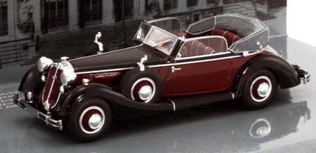 1938 Horch 853 Cabriolet (Black/Red)