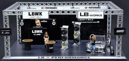 LB Works Trade Show Booth Diorama