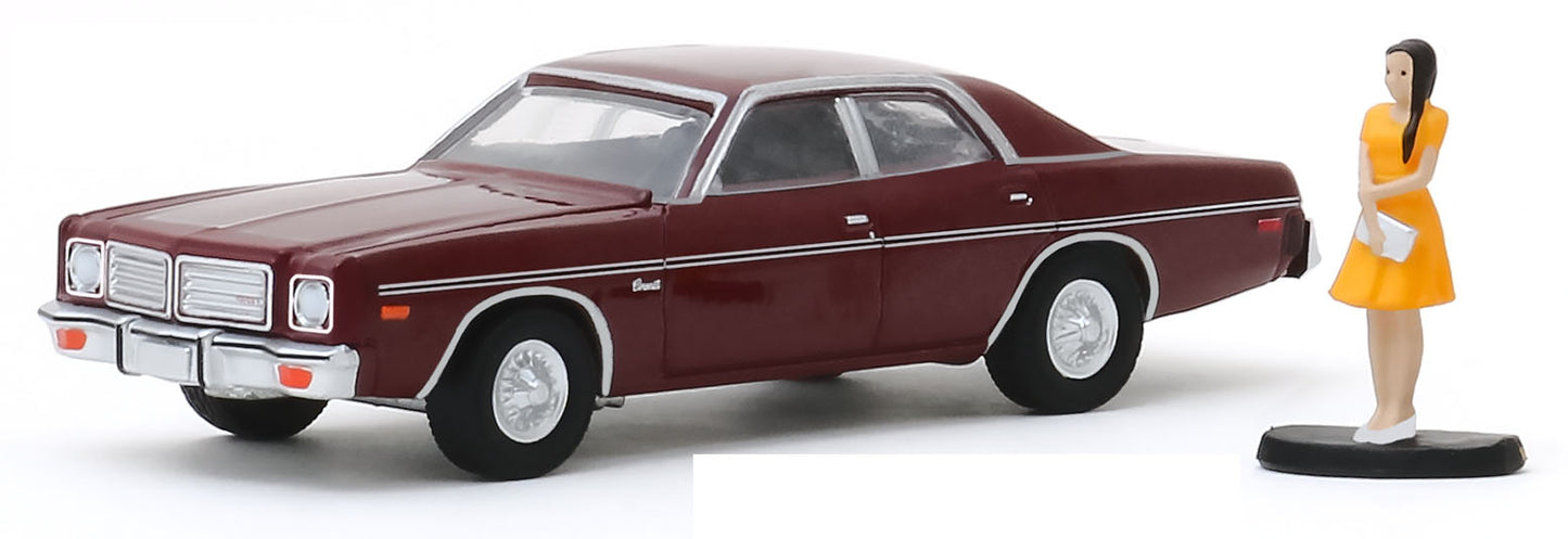 1976 Dodge Coronet (Red) w/Woman in Dress