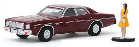 1976 Dodge Coronet (Red) w/Woman in Dress