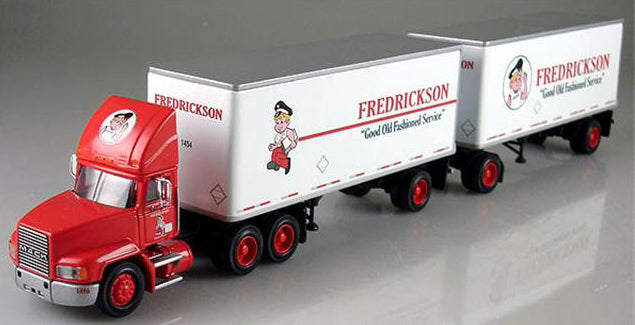 Mach CH600 w/Double 28' Dry Van Pup Trailers "Fredrickson"