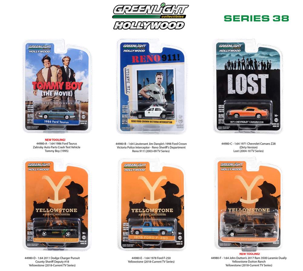 Hollywood Series 38 (Set of 6)