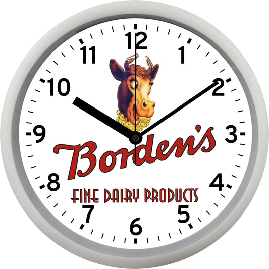 Borden's Fine Dairy Products Wall Clock