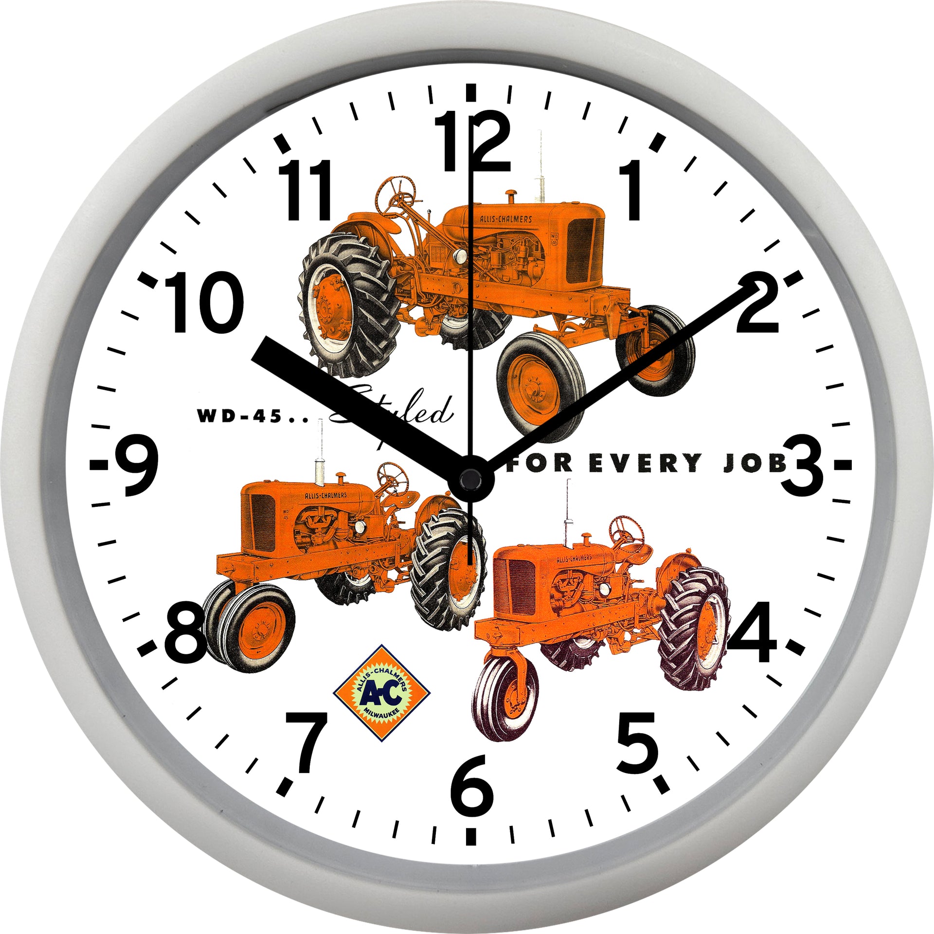 Allis-Chalmers WD-45 Wall Clock Version 2