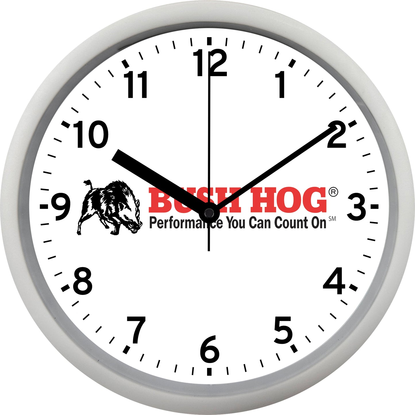 Bush Hog Farm Equipment Wall Clock