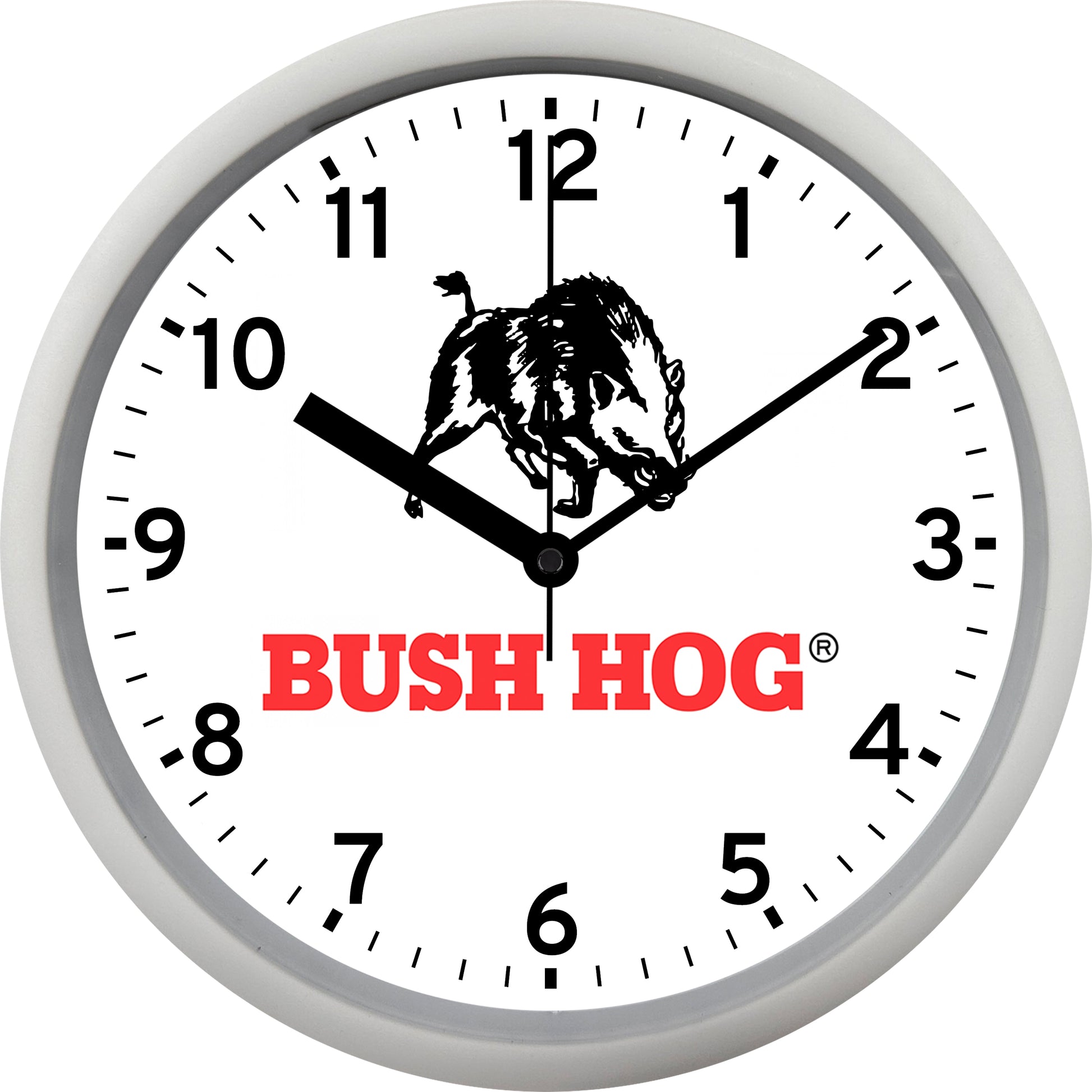 Bush Hog Farm Equipment Wall Clock