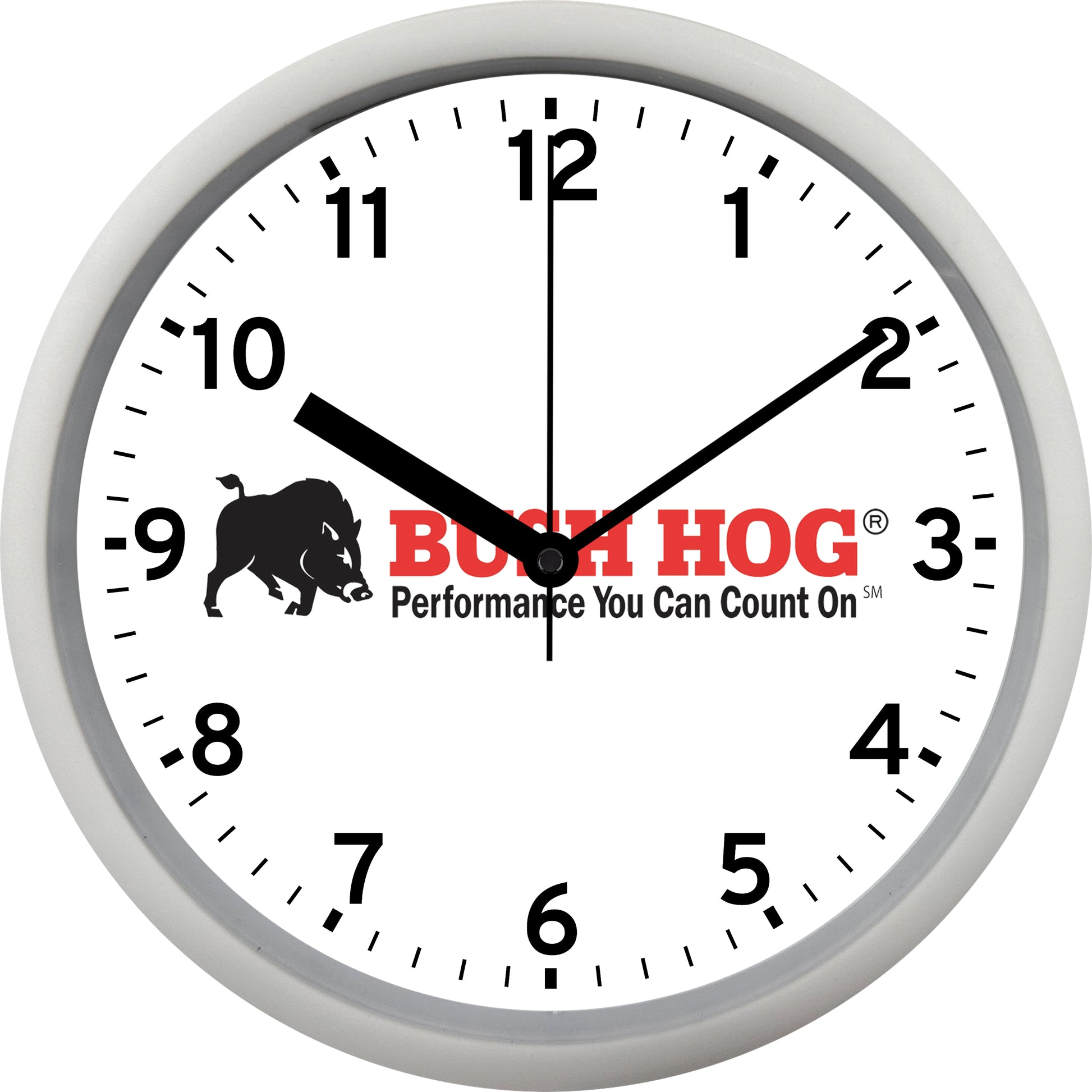 Bush Hog Farm Equipment Wall Clock