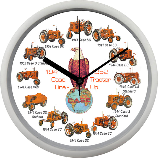 Case Tractors 1941-1952 Wall Clock