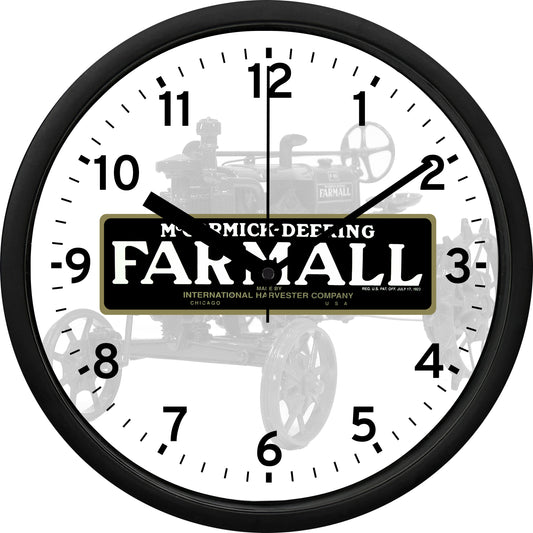 McCormick-Deering Farmall Tractors Wall Clock