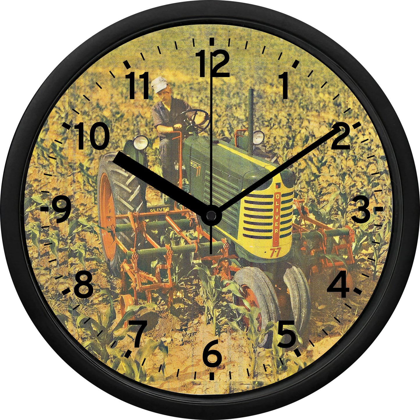 Oliver 77 w/Cultivator Wall Clock