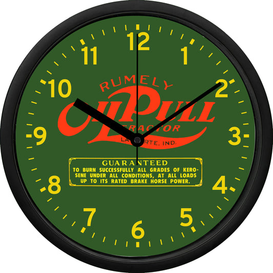 Rumely Oil Pull Tractor Wall Clock