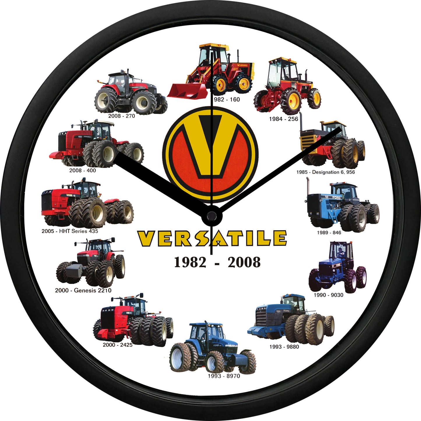 Versatile 1982-2008 Tractors Wall Clock