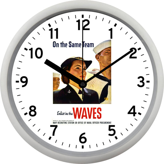 Enlist in the WAVES today! Wall Clock