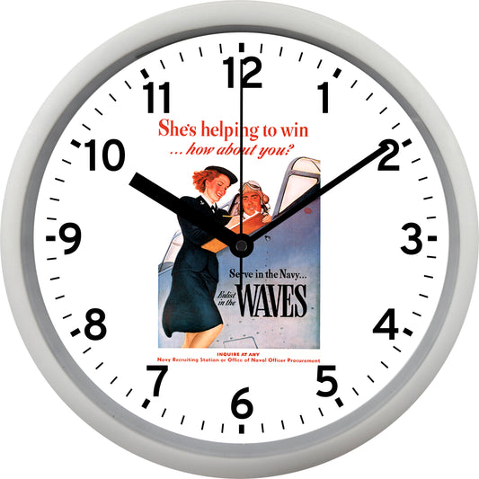Enlist in the WAVES today! Wall Clock