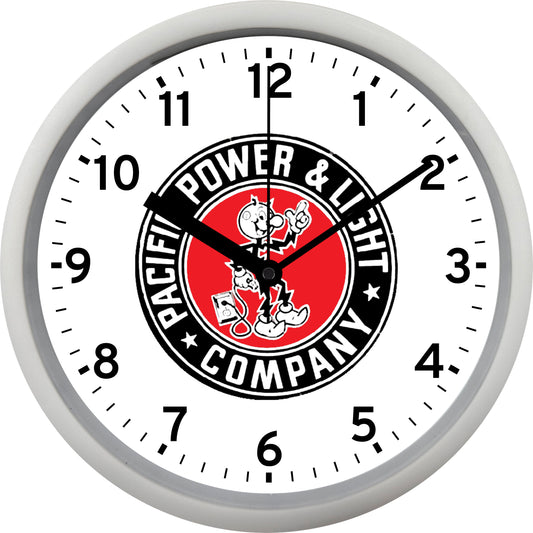 Pacific Power & Light Co "Reddy Kilowatt" Wall Clock