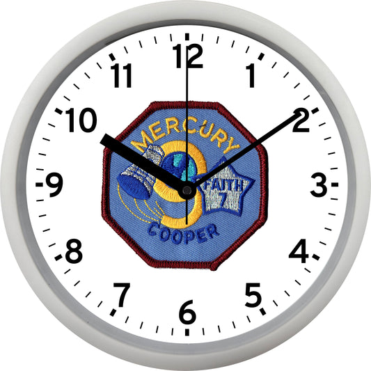 NASA Mercury-Atlas 9 - Faith 7 Wall Clock