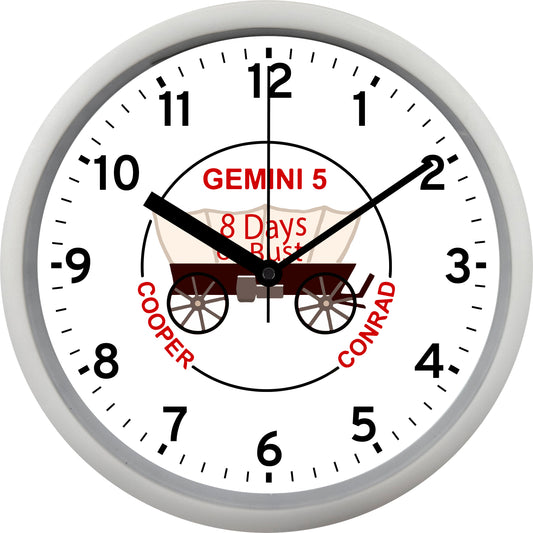 NASA Gemini 5 - V Wall Clock