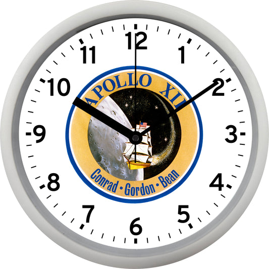 NASA Apollo 12 Wall Clock