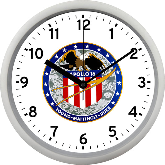 NASA Apollo 16 Wall Clock