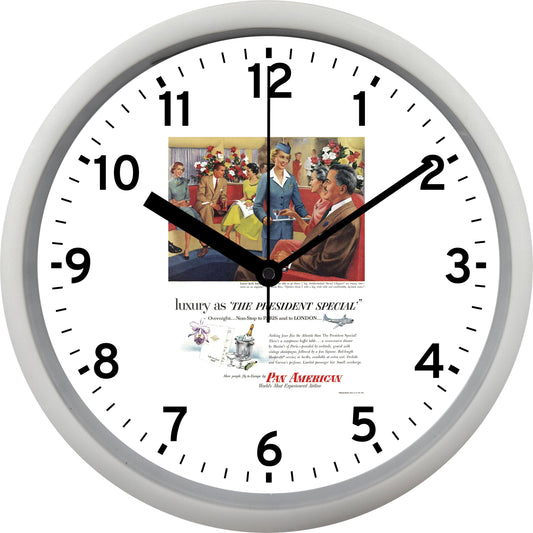 Pan Am "The President Special" Wall Clock