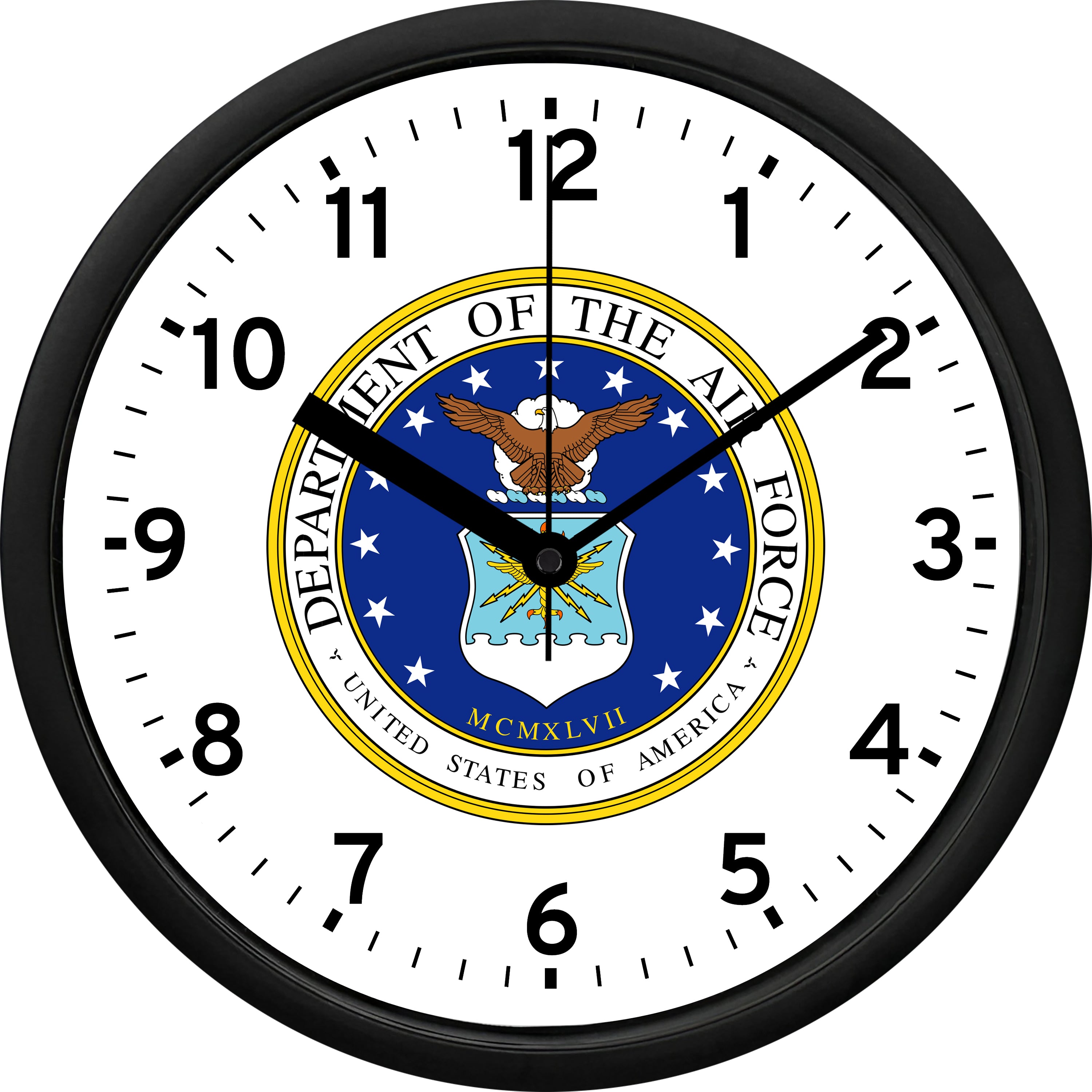 Usf Clock US Air Force Wall Clock Version 1 – Heartland Diecast & Promotions, LLC