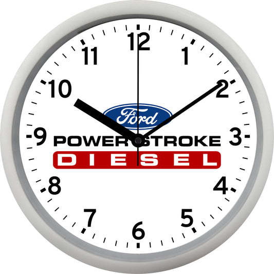 Ford Powerstroke Diesel Engines Wall Clock