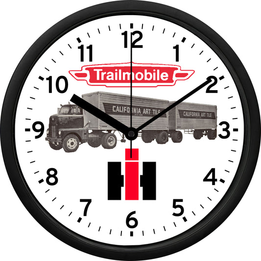 International Harvester Trucks & Trailmobile Trailers Wall Clock