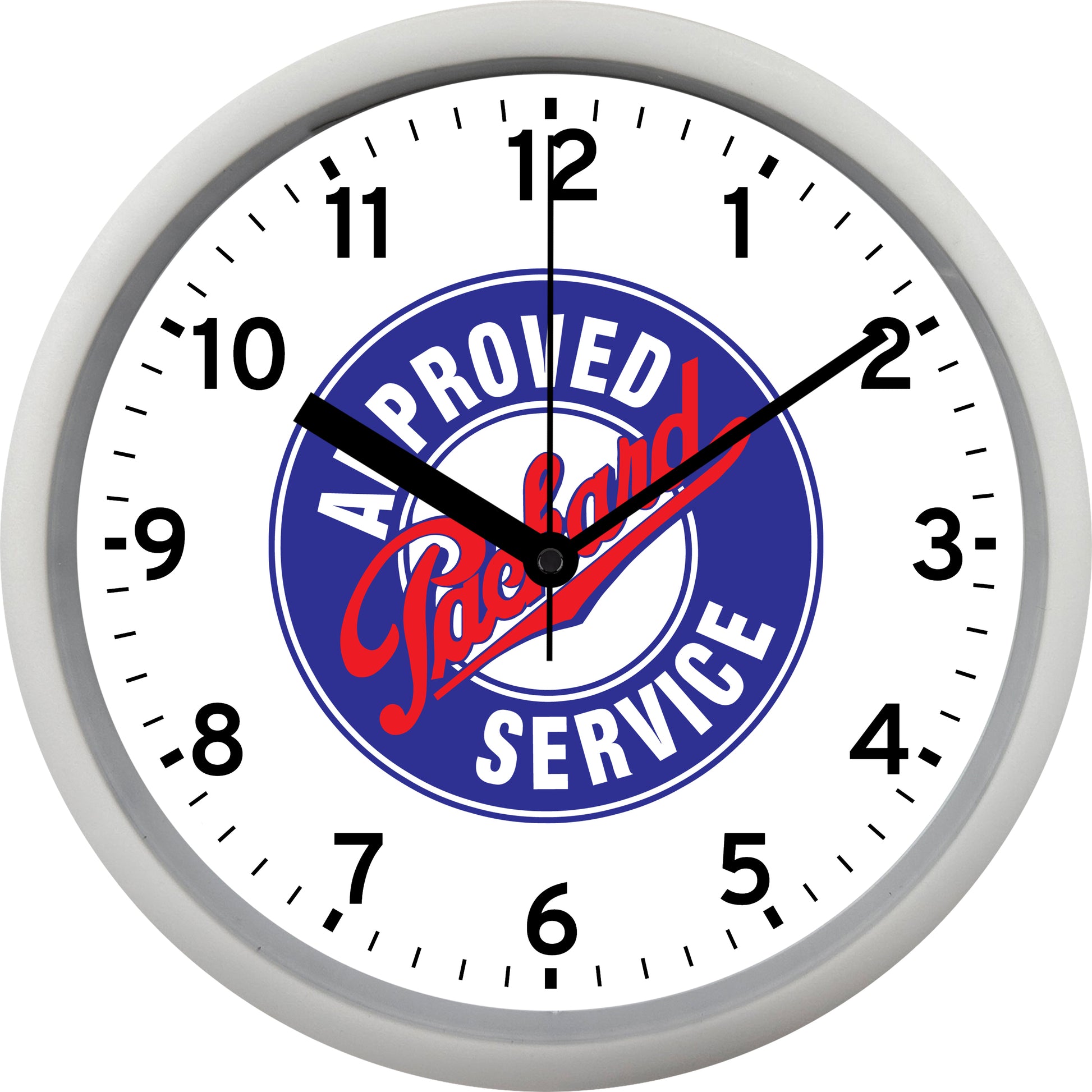 Packard "Approved Service" Wall Clock