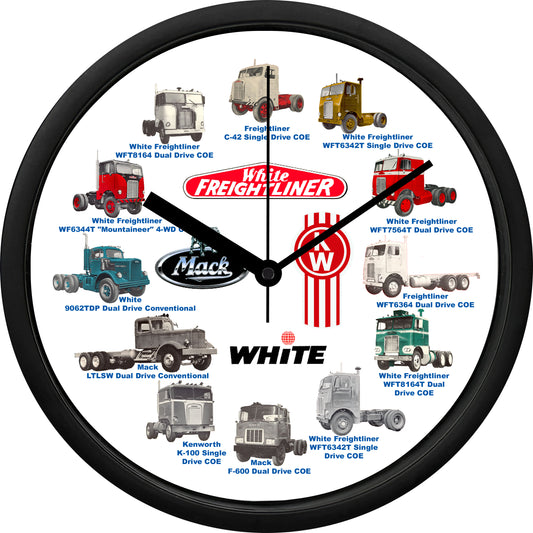 Vintage Trucks Wall Clock