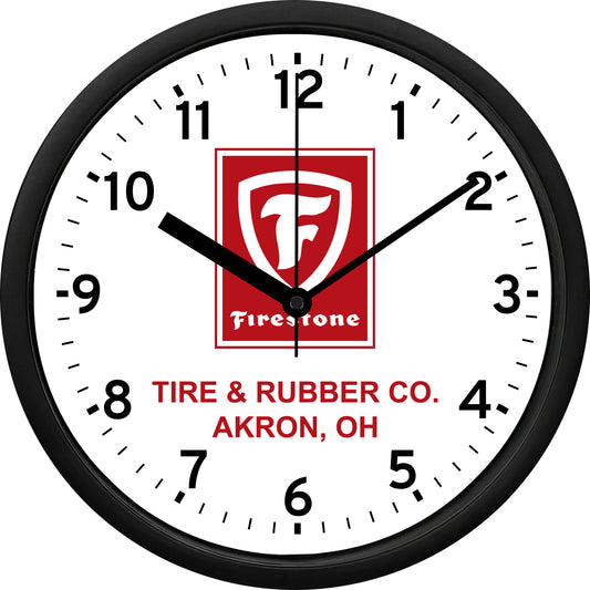 Firestone Tire & Rubber Co. Wall Clock