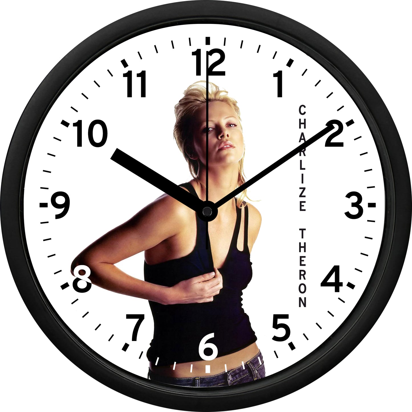 Charlize Theron Wall Clock