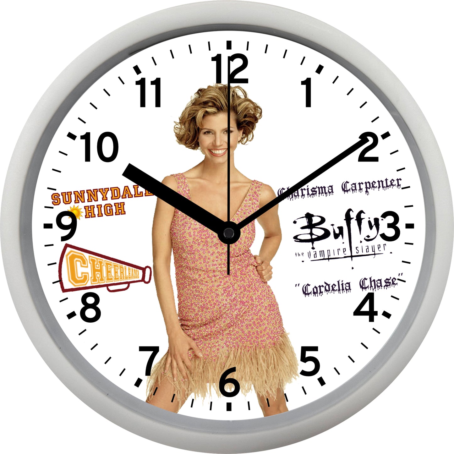 Charisma Carpenter "Buffy the Vampire Slayer" Wall Clock