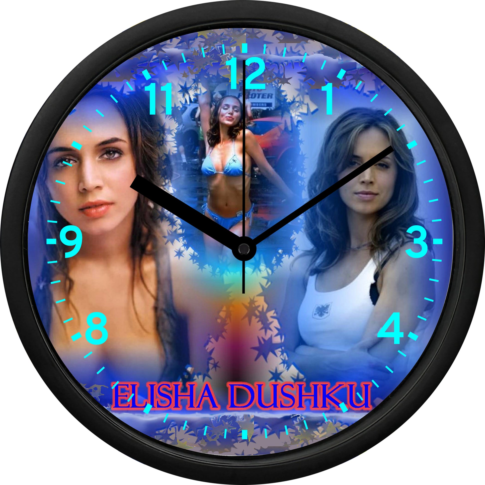 Eliza Dushku Wall Clock