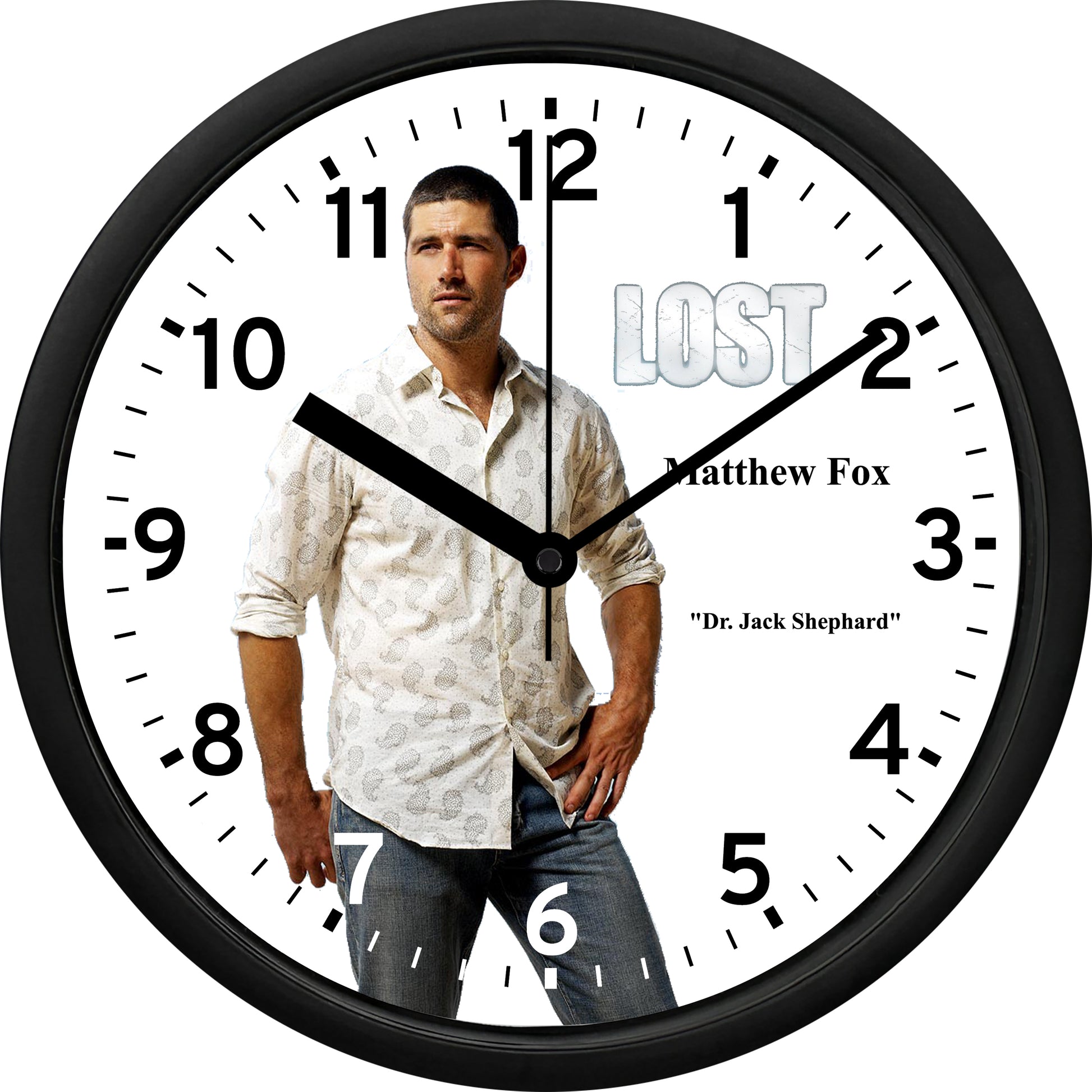 Matthew Fox "Lost" Wall Clock