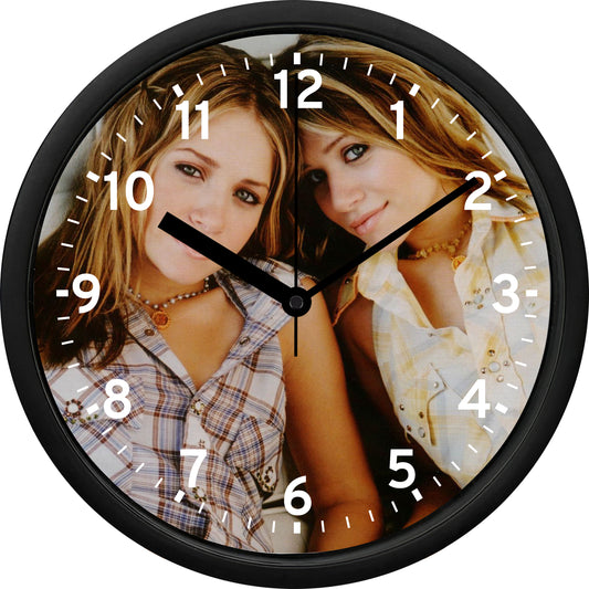 Mary-Kate & Ashley Olsen Wall Clock