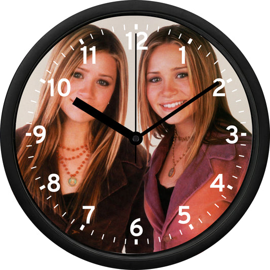 Mary-Kate & Ashley Olsen Wall Clock