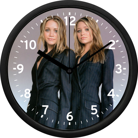 Mary-Kate & Ashley Olsen Wall Clock