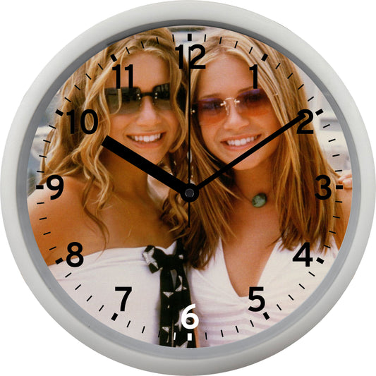 Mary-Kate & Ashley Olsen Wall Clock